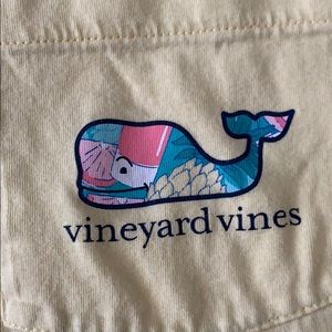 Yellow Vineyard vines Tshirt